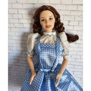 Wizard of Oz Dorothy Gale Doll Blue Gingham Dress Braided Hair 12 Inch Mattel